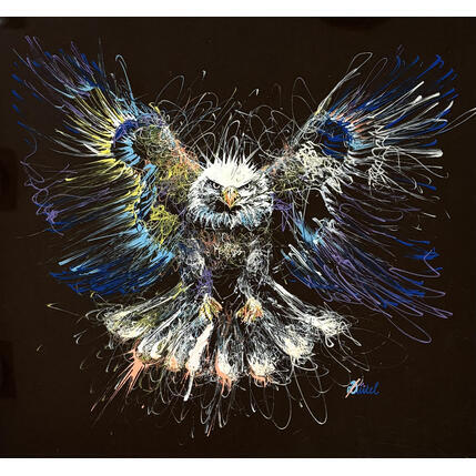 Painting Instinct prédateur  by Pauline Dutel | Painting