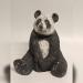 Escultura Le Panda  por Roche Clarisse | Escultura Animales Cerámica Raku
