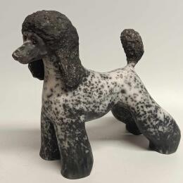 Escultura Royal Caniche  por Roche Clarisse | Escultura  Cerámica, Raku Animales