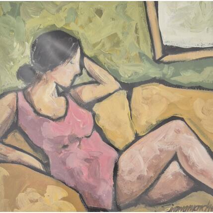 Peinture Songe par Signamarcheix Bernard | Tableau Art naïf Acrylique, Encre, Pastel