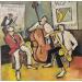 Gemälde Jazz night von Signamarcheix Bernard | Gemälde Naive Kunst Acryl Tinte Pastell