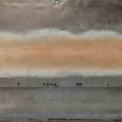 Painting Doreen by Manconi Gil | Painting Subject matter Metal, Upcycling Landscapes