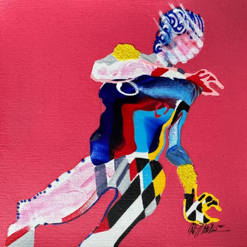 Painting Primaire et droite à la fois  by Cressanne | Painting Figurative Nude Acrylic Sand