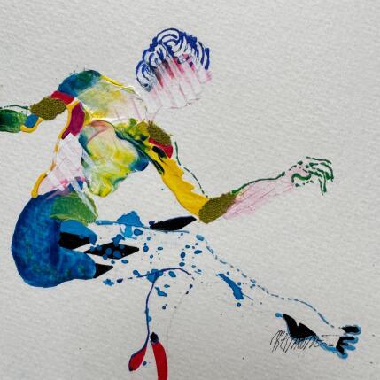 Gemälde Pointe s'il te plait von Cressanne | Gemälde Figurativ Acryl, Tinte Akt