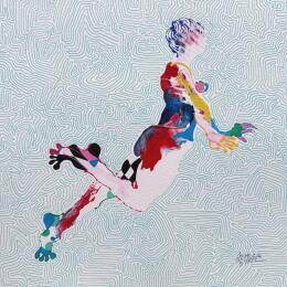 Painting La liberte´ s’organise by Cressanne | Painting Figurative Acrylic, Ink Nude