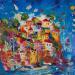 Peinture Riviera Italienne par Bastide d´Izard Armelle | Tableau Abstrait