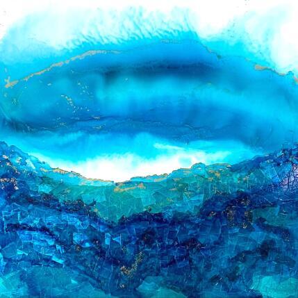 Painting Poésie Marine 2842 by Depaire Silvia | Painting Abstract Acrylic Landscapes, Marine, Minimalist