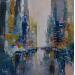 Peinture New York F28 par Dessein Pierre | Tableau Figuratif Huile