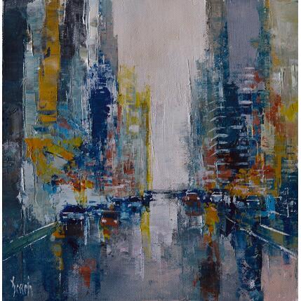Painting New York F28 by Dessein Pierre | Painting Figurative Oil Pop icons
