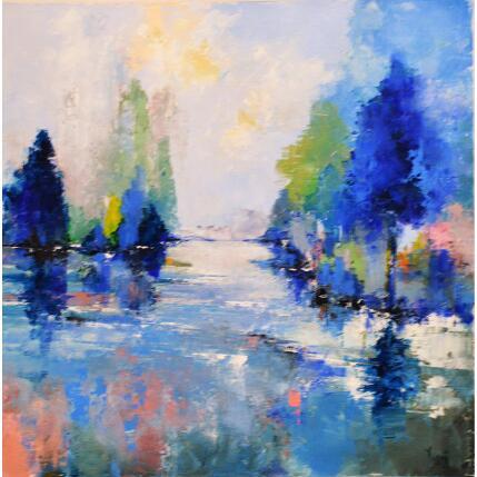 Painting Reflet d'un jour by Dessein Pierre | Painting Figurative Oil