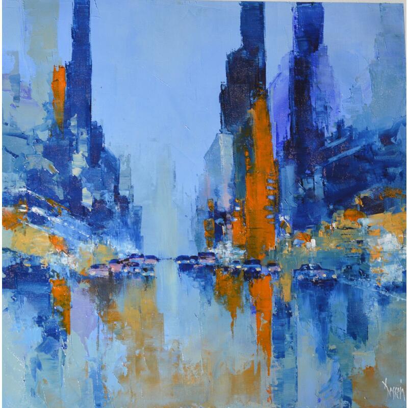 Painting 7th avenue by Dessein Pierre | Painting Figurative Oil