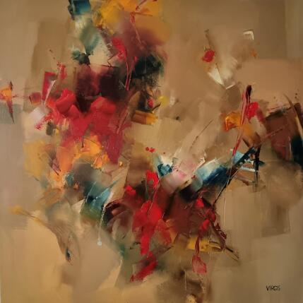 Painting Emotion in motion by Virgis | Painting Abstract Oil Minimalist