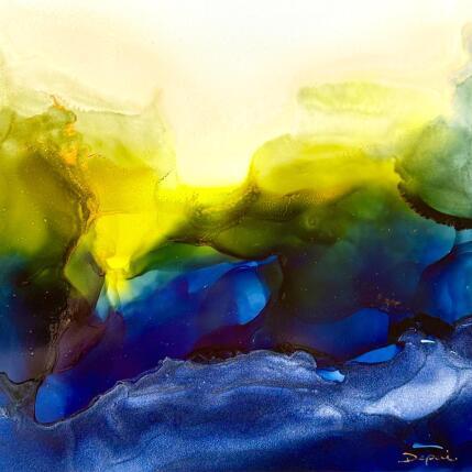 Painting Colibri 2775 by Depaire Silvia | Painting Abstract Acrylic Landscapes, Minimalist, Pop icons