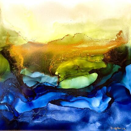 Painting Colibri 2773 by Depaire Silvia | Painting Abstract Acrylic Landscapes, Minimalist, Pop icons