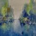 Painting Rivière by Dessein Pierre | Painting Figurative Landscapes Oil
