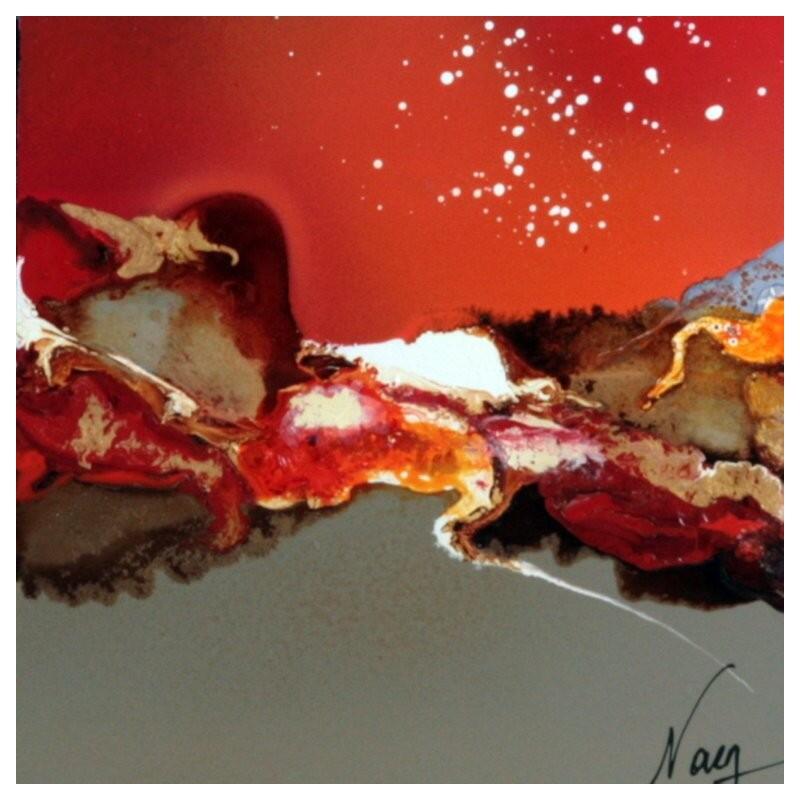 Painting C3949 by Naen | Painting Abstract Acrylic Ink