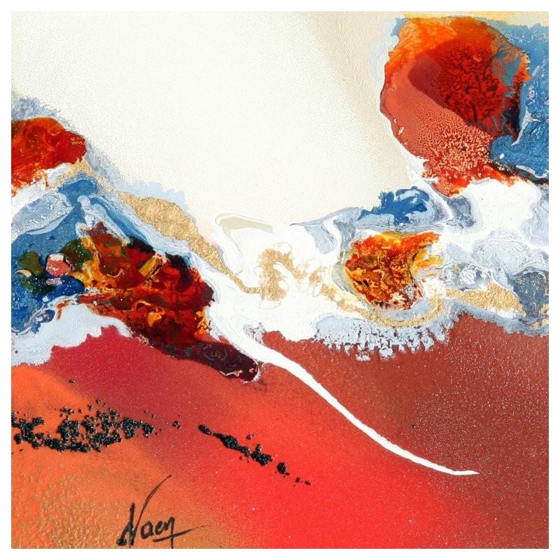 Peinture C3974 par Naen | Tableau Abstrait Acrylique Encre