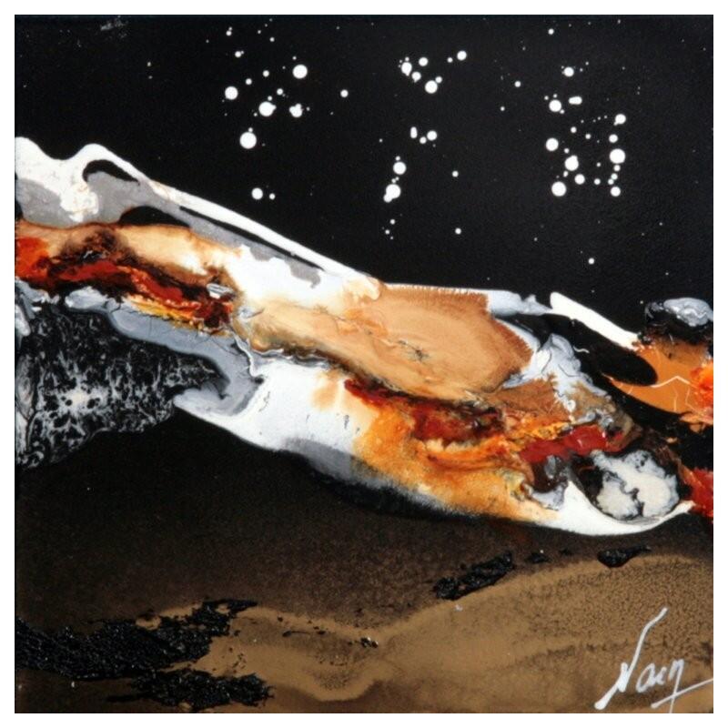 Gemälde C3698 von Naen | Gemälde Abstrakt Acryl Tinte