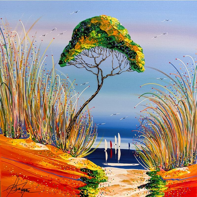 Gemälde La plage des désirs von Fonteyne David | Gemälde Figurativ Acryl