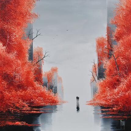 Painting Dans nos coeurs by Galloro Maurizio | Painting