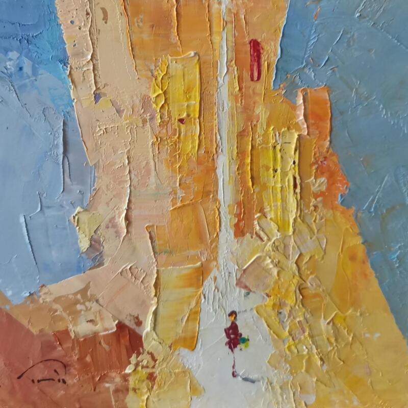 Painting Jaune by Tomàs | Painting Abstract Society Urban Oil