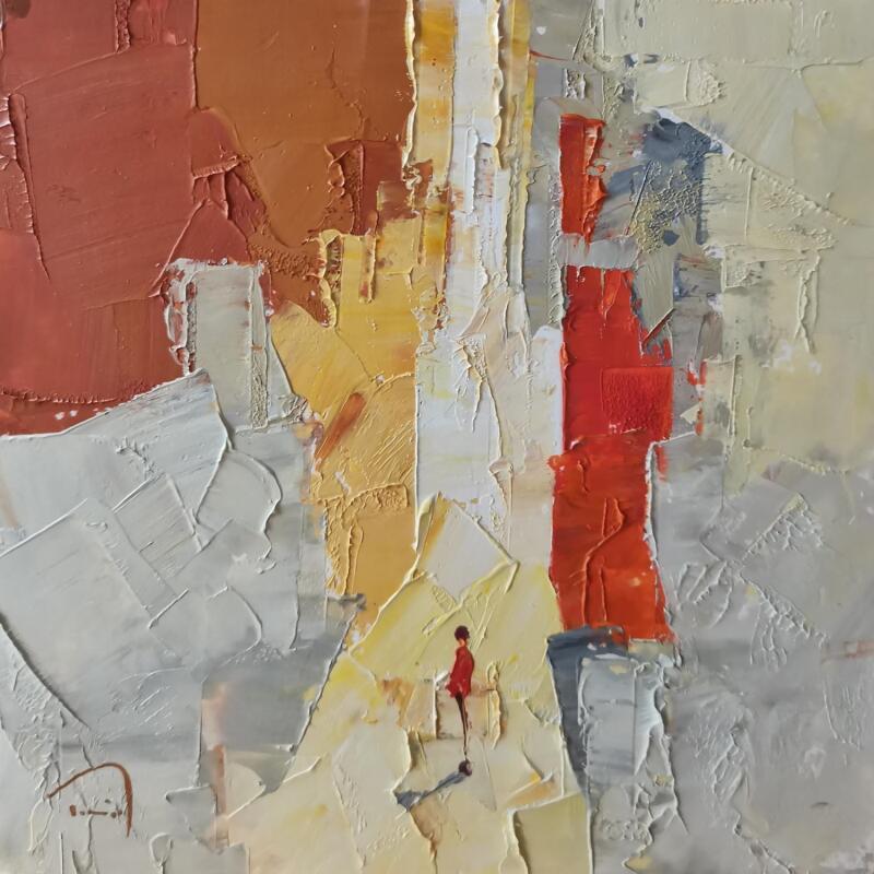 Gemälde Taca taronja von Tomàs | Gemälde Abstrakt Urban Öl