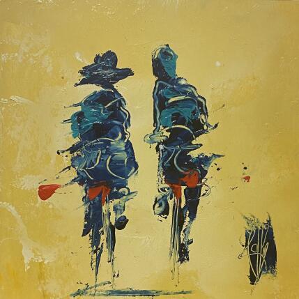 Pintura Complices por Raffin Christian | Pintura Figurativo Aceite Life style