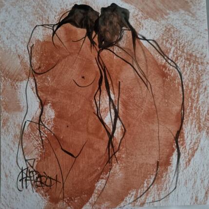 Painting Amour toujours by Chaperon Martine | Painting Figurative Acrylic Nude, Pop icons