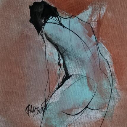 Painting Tendresse by Chaperon Martine | Painting Figurative Acrylic Nude