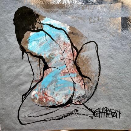 Painting Tabac by Chaperon Martine | Painting Figurative Acrylic Nude