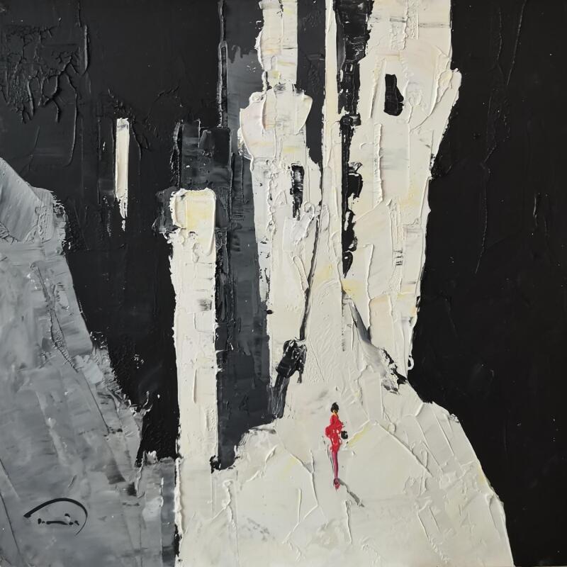 Gemälde Bonjour mon ami von Tomàs | Gemälde Impressionismus Urban Alltagsszenen Öl