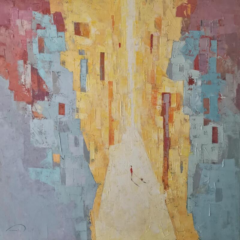 Pintura Donne-toi du temps por Tomàs | Pintura Abstracto Sociedad Urbano Life style Aceite