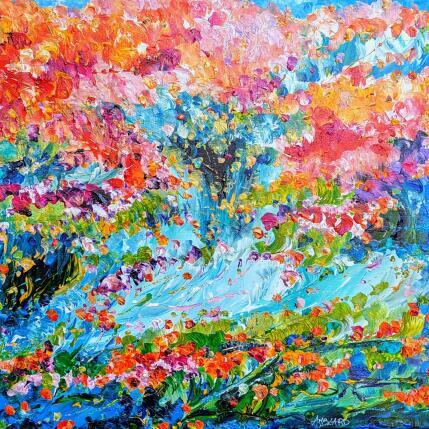 Gemälde Printemps au jardin d'Éden  von Amblard Florence | Gemälde