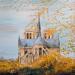 Painting Notre Dame de Paris  by Amblard Florence | Painting Figurative Urban Architecture Acrylic