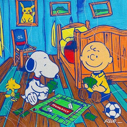 Peinture Snoop Poly par Revel | Tableau Pop-art Icones Pop