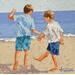 Peinture brothers par Escobar Francesca | Tableau Figuratif Acrylique