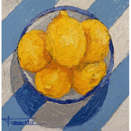 Painting Rayas by Escobar Francesca | Painting Figurative Acrylic