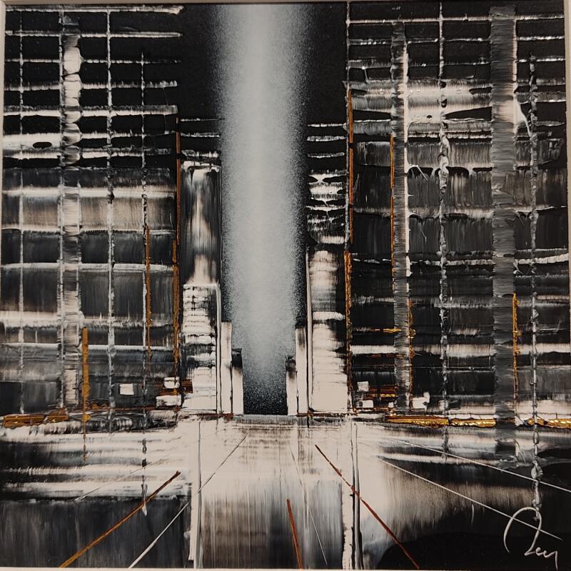 Painting Up Rizing by Rey Julien | Painting Figurative Gold leaf