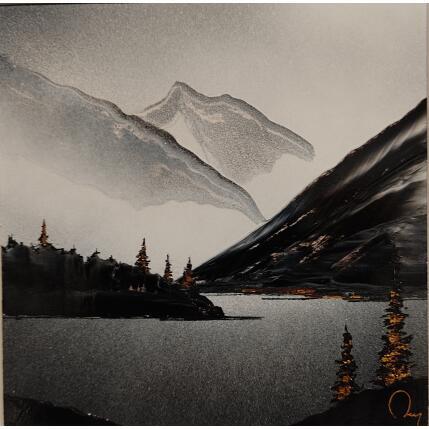 Painting Celestial by Rey Julien | Painting Figurative Gold leaf Pop icons