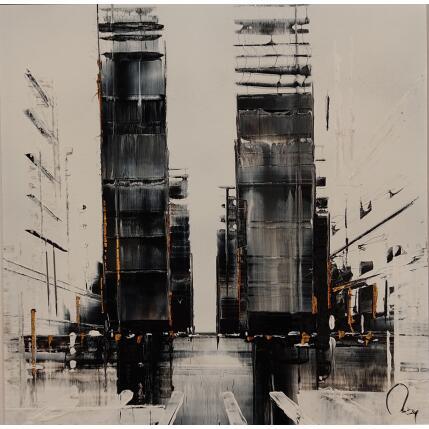 Painting Merarty by Rey Julien | Painting Figurative Gold leaf