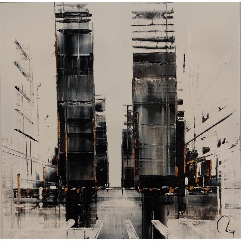 Painting Merarty by Rey Julien | Painting Figurative Gold leaf