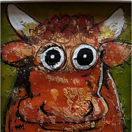 Painting Green cow by Maury Hervé | Painting