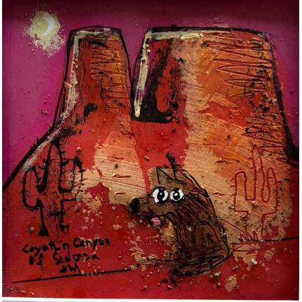 Painting Canyon at night by Maury Hervé | Painting