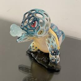 Sculpture Carapuce by Shenoda | Sculpture Pop-art Graffiti, Resin