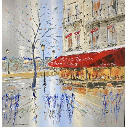 Painting Rendez-vous chez Maurice by Rousseau Patrick | Painting Figurative Oil Urban