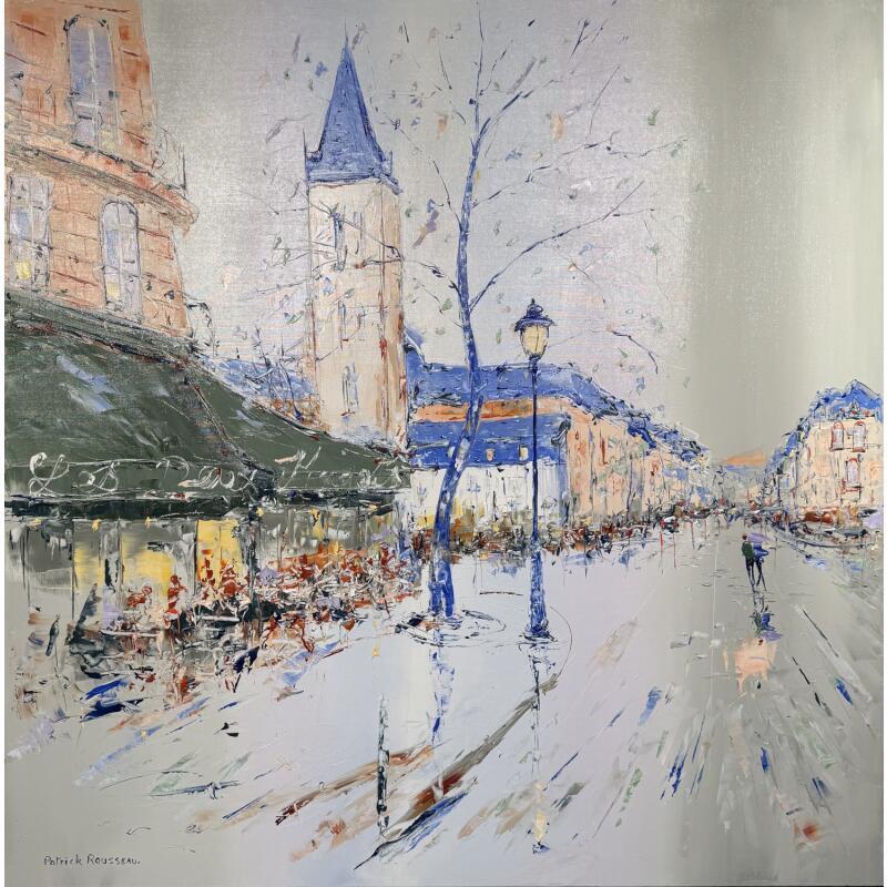 Peinture Il n'y a plus d'après par Rousseau Patrick | Tableau Figuratif Urbain Huile