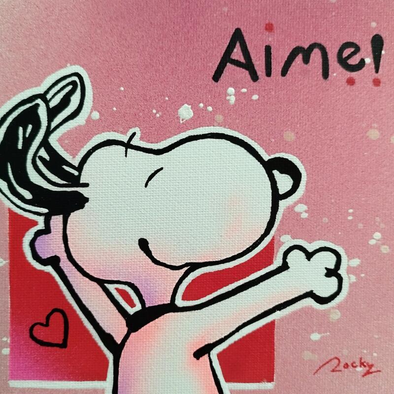 Painting A l'impératif ! #1 by Rocky Chaplin | Painting Pop-art Pop icons Acrylic