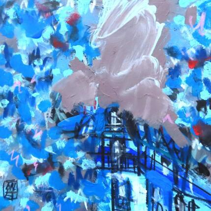 Gemälde Le réseau de la rue von Anicet Olivier | Gemälde Figurativ Acryl, Pastell Architektur, Urban