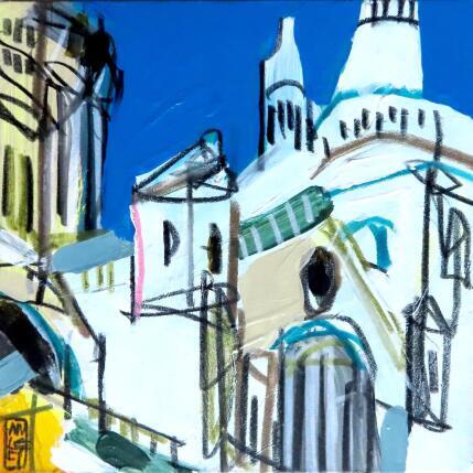 Peinture Havre parisien part 2 par Anicet Olivier | Tableau Figuratif Acrylique, Pastel Architecture, Urbain