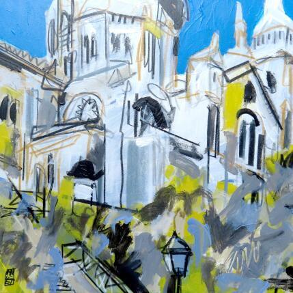 Peinture De marbre vêtu par Anicet Olivier | Tableau Figuratif Acrylique, Pastel Architecture, Urbain